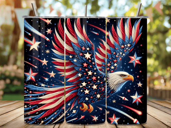 Download Stars and Stripes Eagle Tumbler Wrap - Stars and stripes Collection