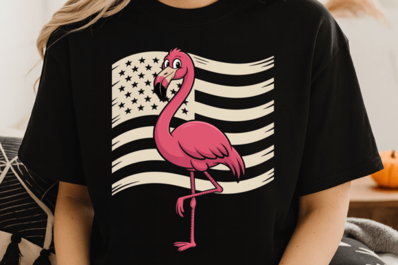 Download Patriotic Flamingo USA Flag PNG - Premium Resources