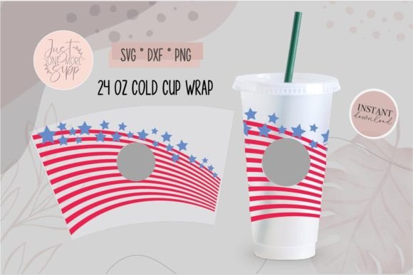 Download Stars and Stripes Cup SVG - Stars and stripes Collection