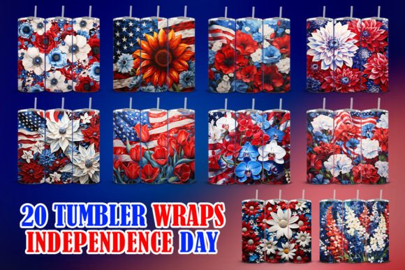 Download Independence Day Tumbler Wraps - Independence day tumbler Collection