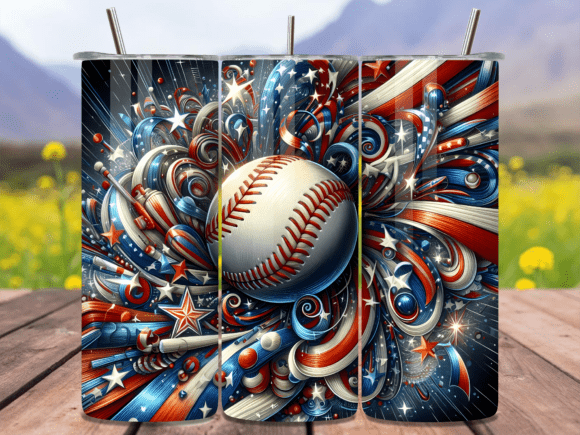 Download Abstract Stars and Stripes Tumbler Wrap - Stars and stripes Collection