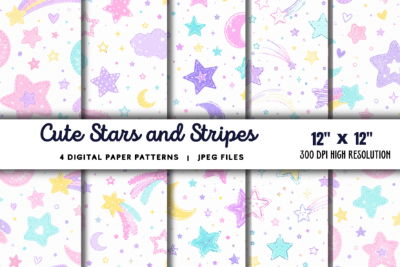 Download Stars and Stripes Digital Paper - Premium Bundle