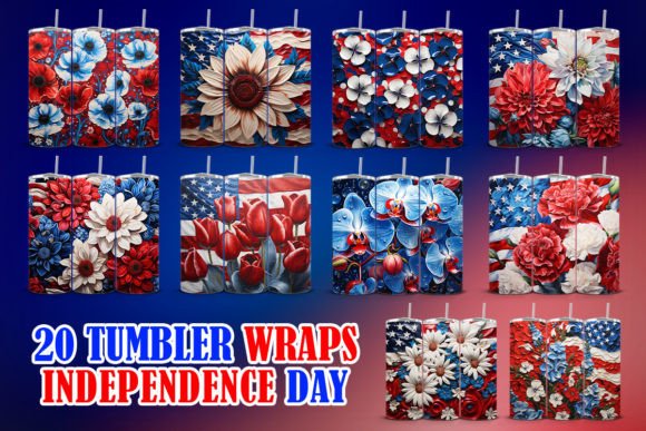 Download Independence Day Tumbler Wraps - Independence day tumbler Collection