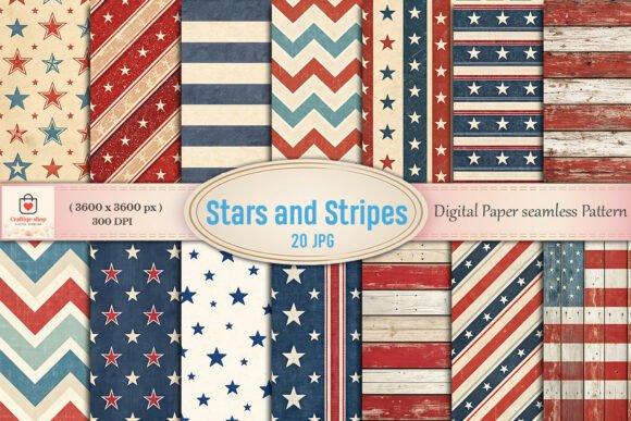 Download Fourth of July Stars and Stripes Bundle - Stars and stripes Collection