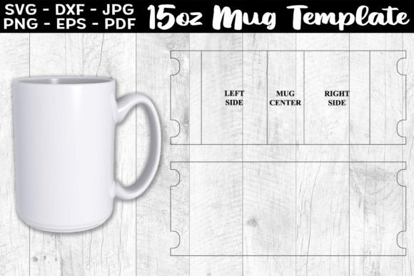 Download 15oz Mug Template Sublimation Full Wrap - Full wrap Collection