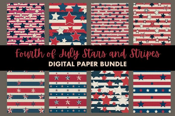 Download Fourth of July Stars and Stripes Bundle - Premium Bundle